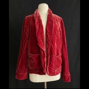Rose Queen Velvet Jaye Jacket